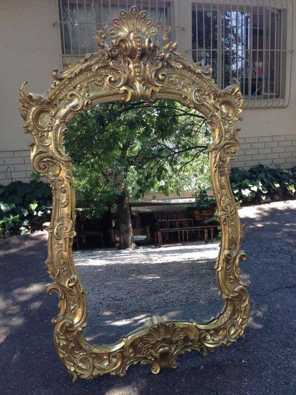 Ornate Gilded Mirror