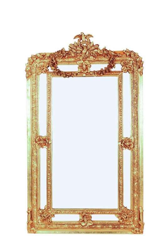 Carved and Gilded Ornate Mirror
