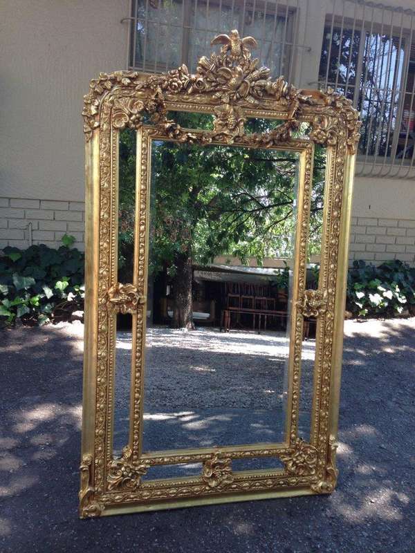 Carved and Gilded Ornate Mirror