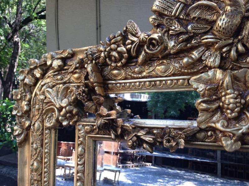 Carved and Gilded Ornate Mirror