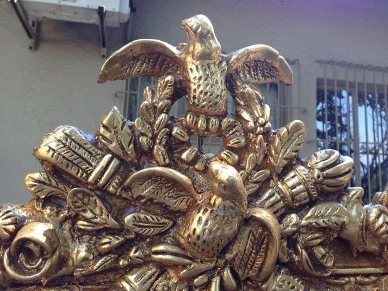 Carved and Gilded Ornate Mirror