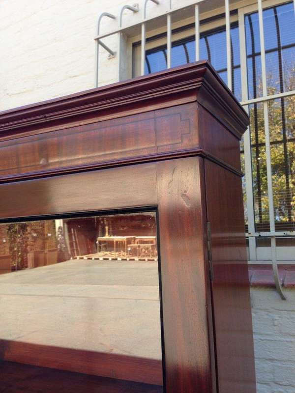 Victorian Rosewood Bureau/Secretaire Bookcase in Original Condition with Secret Compartment On Th...