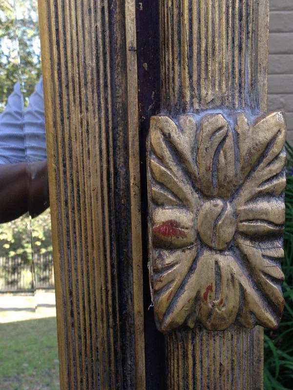 An Ornate Carved & Bevelled Mirror