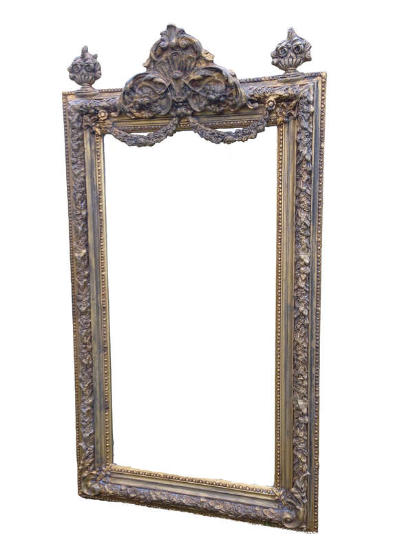 Ornate Gilded Wooden Mirror