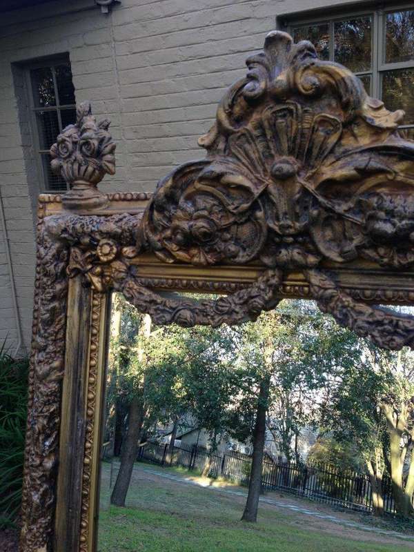 Ornate Gilded Wooden Mirror