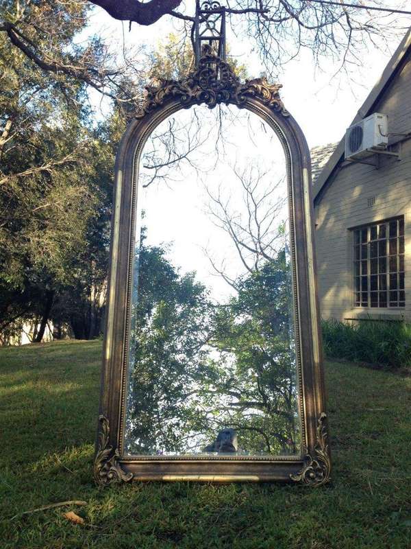 A Gilded French Mirror in the Rococo Style