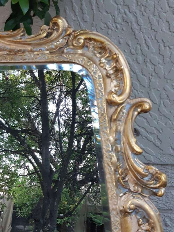 Hand Gilded Bevelled Mirror