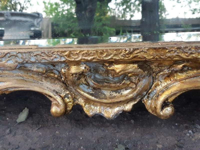 Hand Gilded Bevelled Mirror
