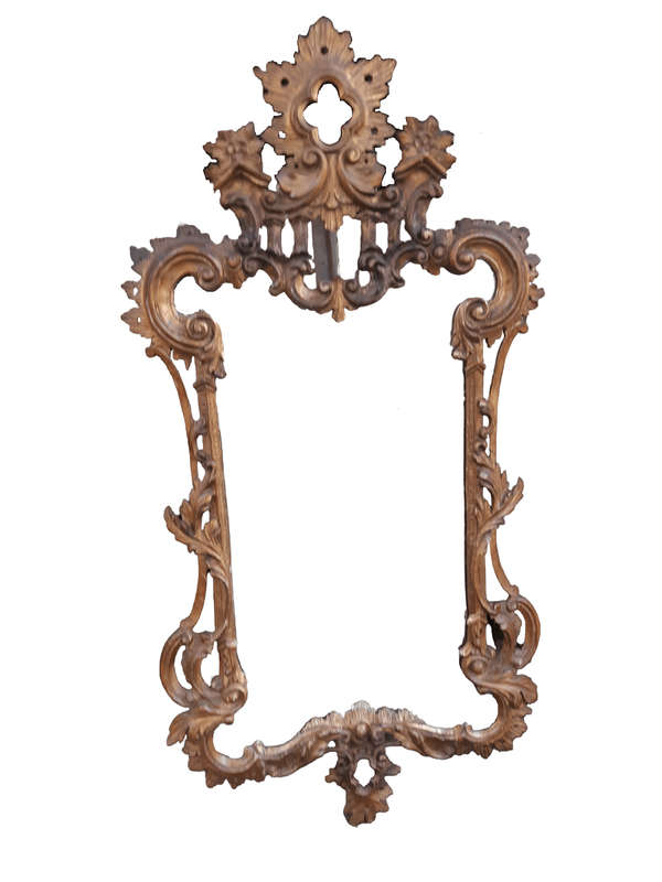 Gilt And Carved Wooden Mirror