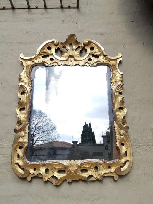 A 19th Century An Italian Giltwood Mirror (ND)