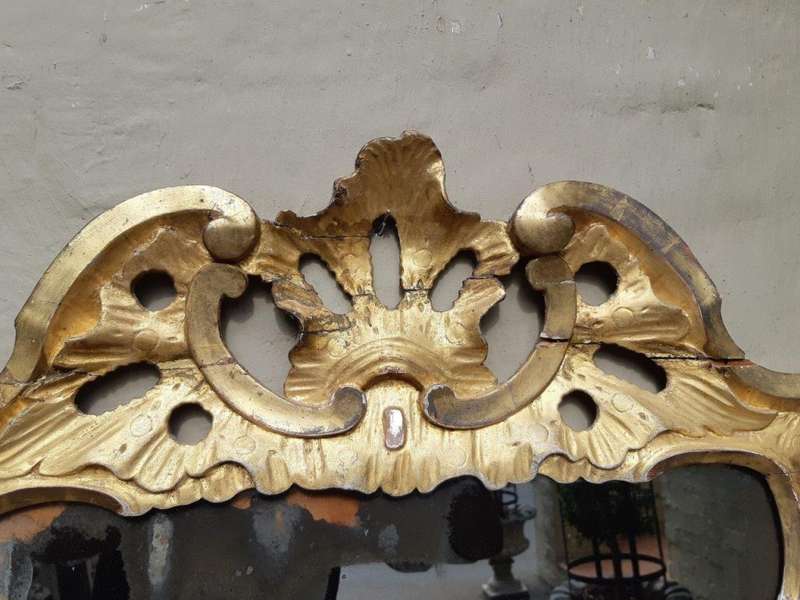 A 19th Century An Italian Giltwood Mirror (ND)