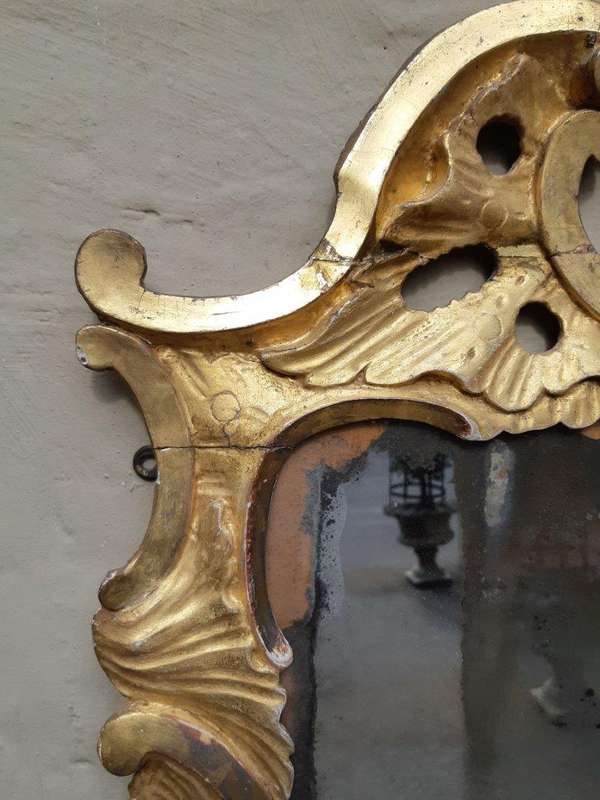 A 19th Century An Italian Giltwood Mirror (ND)