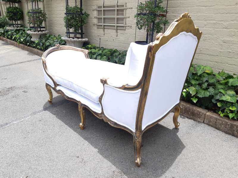 French Style Gilded Daybed / Chaise
