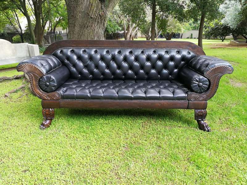 Late 19th Century Mahogany Settee