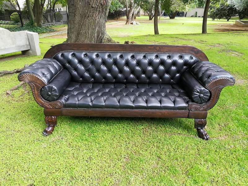 Late 19th Century Mahogany Settee