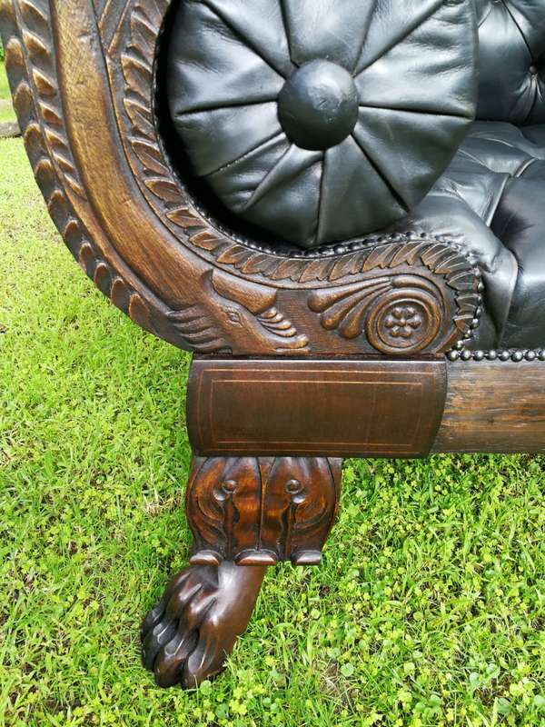 Late 19th Century Mahogany Settee