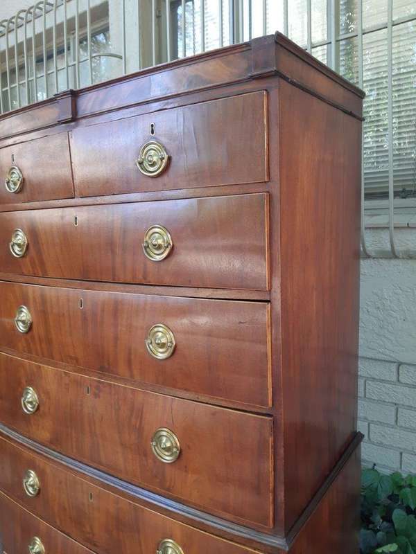 Victorian Mahogany Tallboy/Chest On Chest