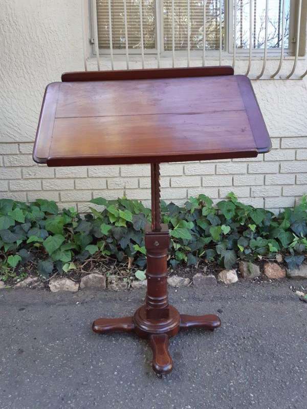 Victorian Mahogny Reading/Music Stand, Carters Ltd