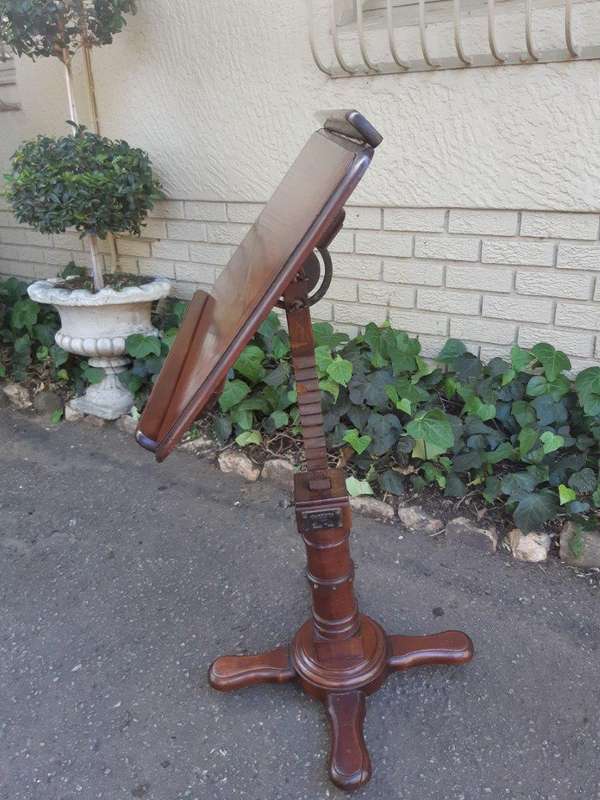 Victorian Mahogny Reading/Music Stand, Carters Ltd