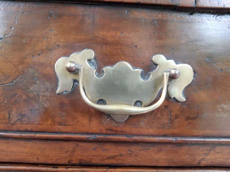 A George III Walnut Secretaire Bookcase