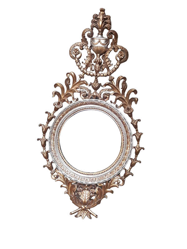 A Gilt Convex Mirror (Continental)