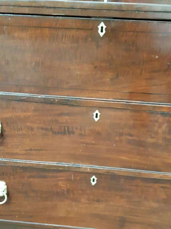 A Late 18th Century/Early 19th Century Mahogany Secrataire Bookcase with Fitted Interior and Hand...