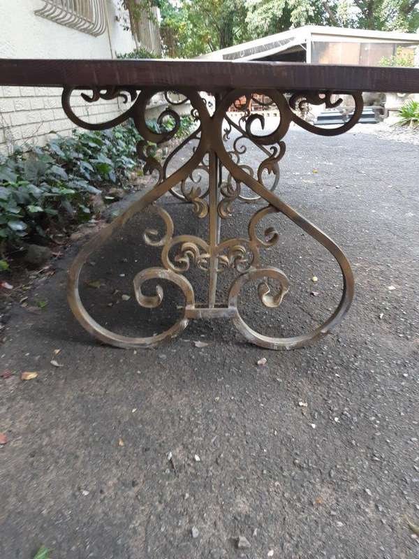 Custom-Made Refectory / Dining / Entrance Table With Wooden Top (10 Seater)