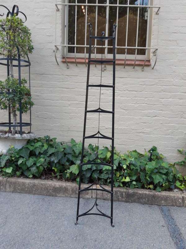 Antique Metal Pot Rack