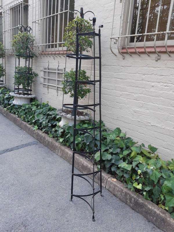 Antique Metal Pot Rack