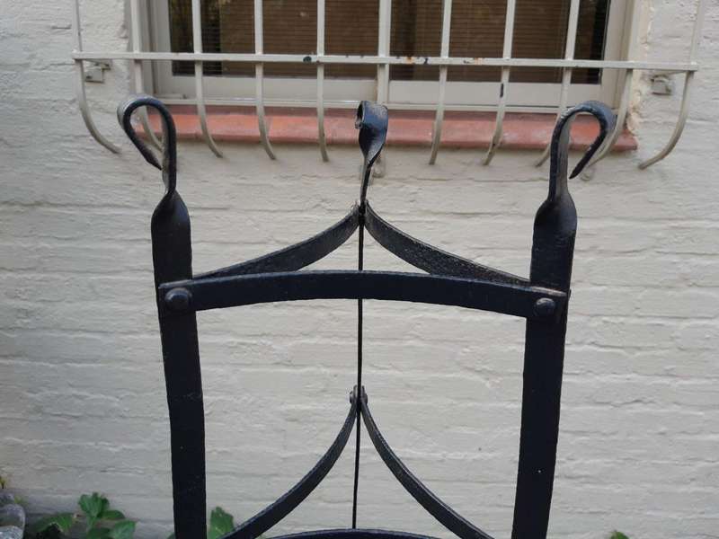 Antique Metal Pot Rack