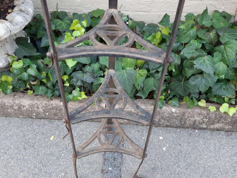 Vintage Cast Iron Pot Rack