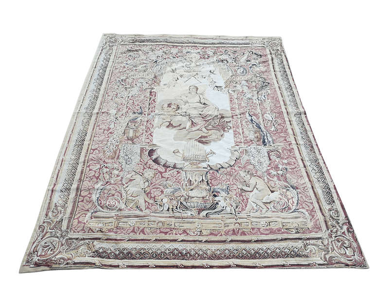 A 19th Century Le Portique de Junon Certified Belgian Tapestry