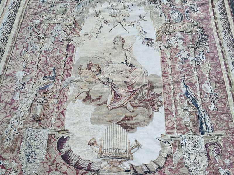 A 19th Century Le Portique de Junon Certified Belgian Tapestry
