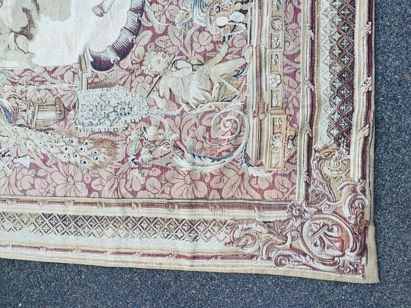 A 19th Century Le Portique de Junon Certified Belgian Tapestry