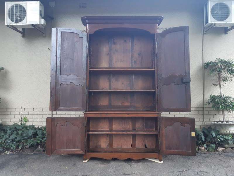 18th Century Extremely Tall Carved French Oak Armoire (Almost 3 meters High)