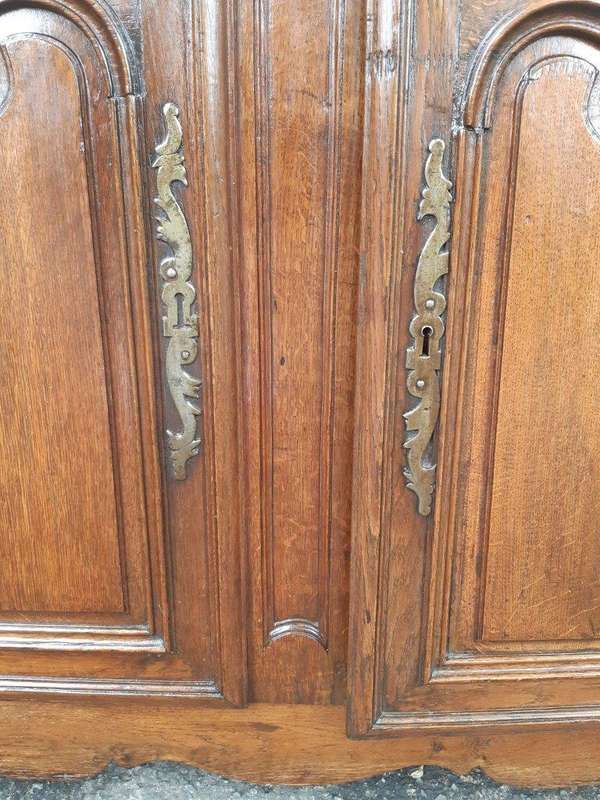 18th Century Extremely Tall Carved French Oak Armoire (Almost 3 meters High)