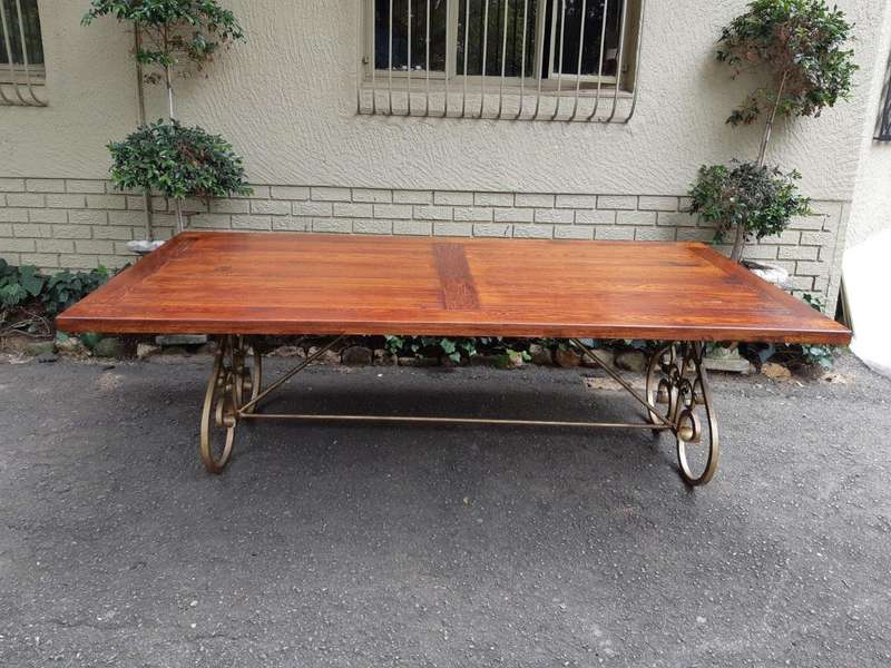 Custom-Made Refectory / Dining / Entrance Table With Wooden Top (10 Seater)