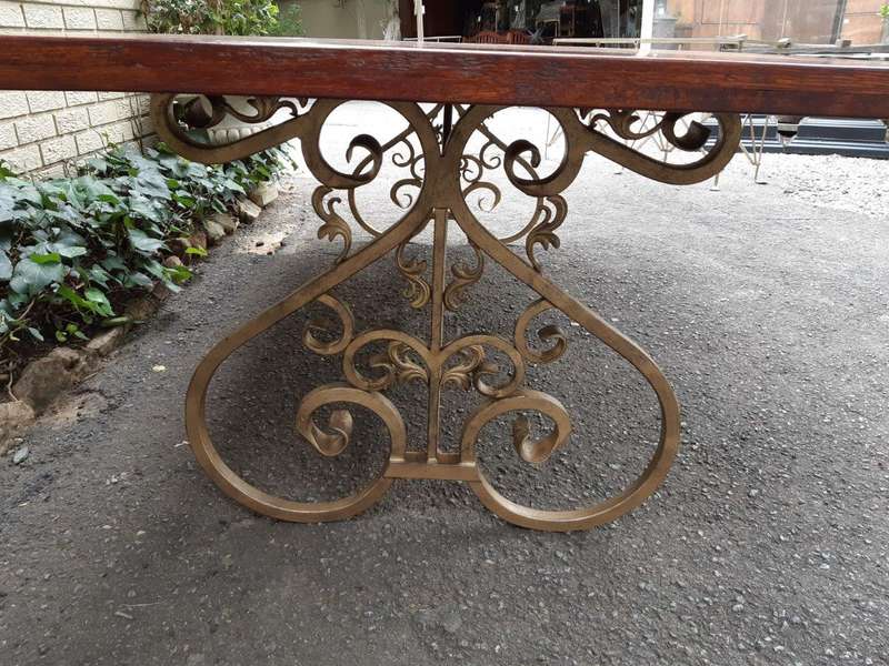 Custom-Made Refectory / Dining / Entrance Table With Wooden Top (10 Seater)