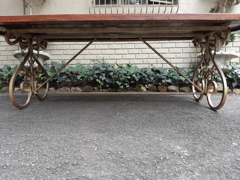 Custom-Made Refectory / Dining / Entrance Table With Wooden Top (10 Seater)