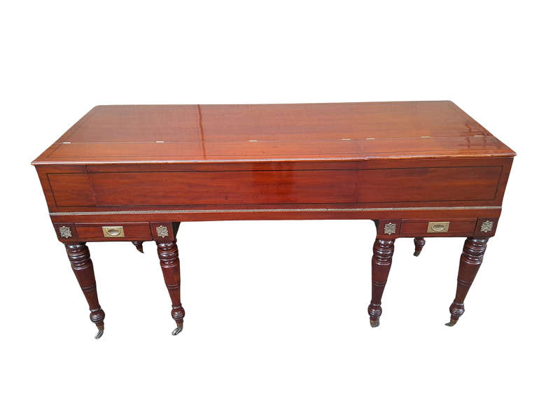 An Early 19th Century Square Grand William Stordart Piano for Use as a Table / Console Table / Dr...