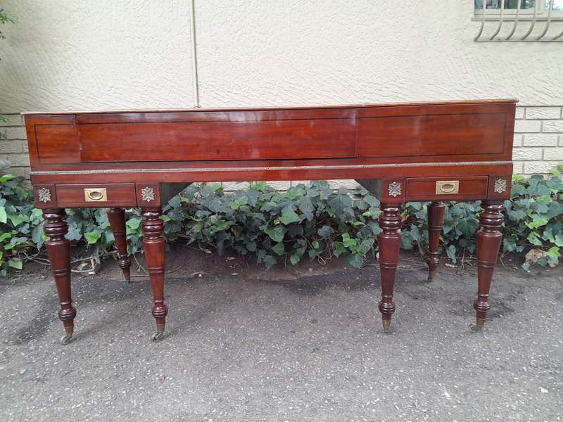 An Early 19th Century Square Grand William Stordart Piano for Use as a Table / Console Table / Dr...