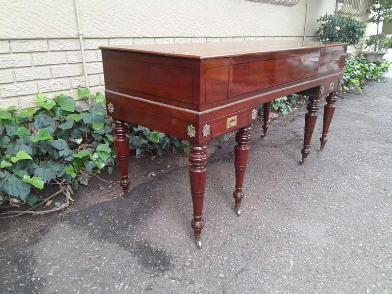 An Early 19th Century Square Grand William Stordart Piano for Use as a Table / Console Table / Dr...