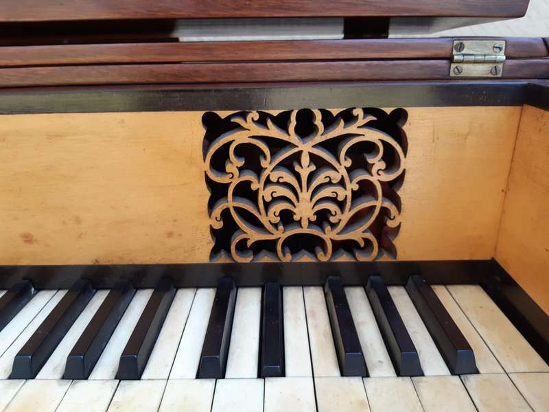 An Early 19th Century Square Grand William Stordart Piano for Use as a Table / Console Table / Dr...