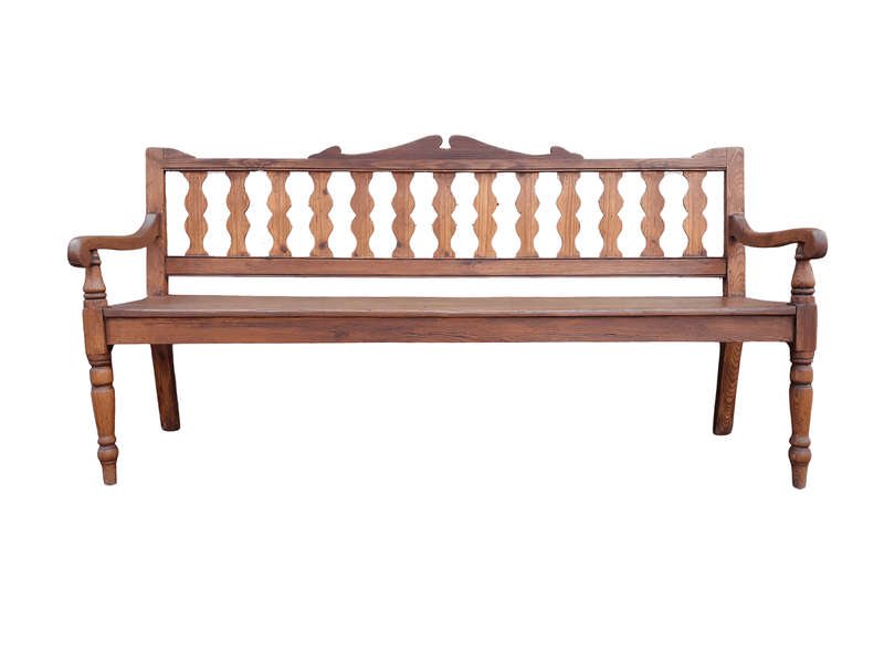 19th Century Africana Oregon Bench (Dr Van Der Watt Collection)