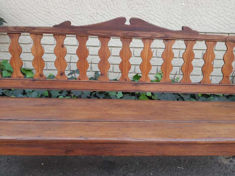 19th Century Africana Oregon Bench (Dr Van Der Watt Collection)
