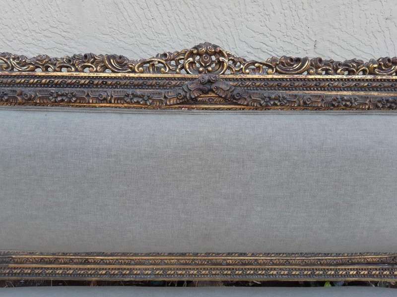 French Style Gilded Settee