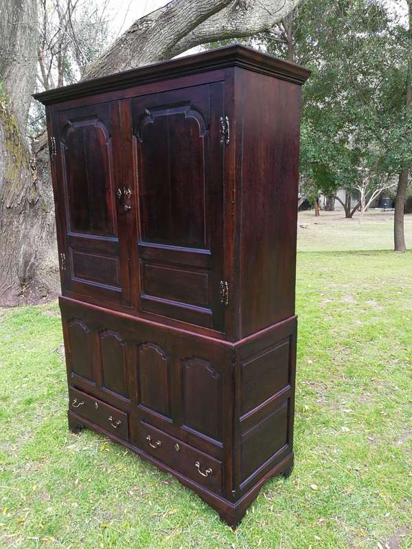 A 19th Century Dutch Oak Cabinet