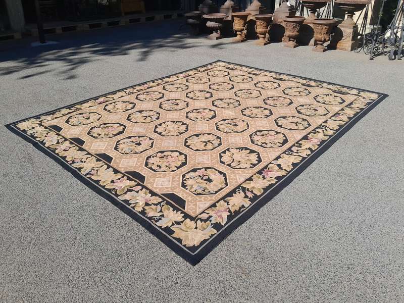An Aubusson Carpet Hand Knotted