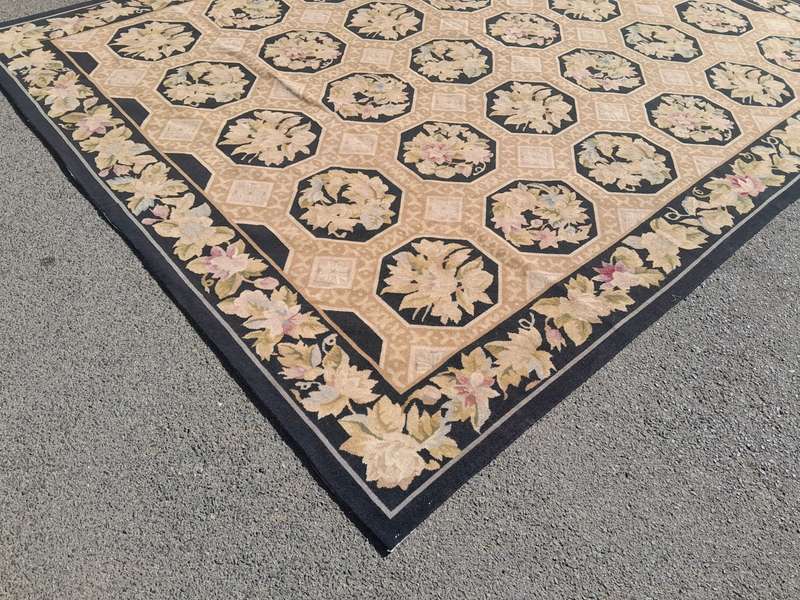 An Aubusson Carpet Hand Knotted
