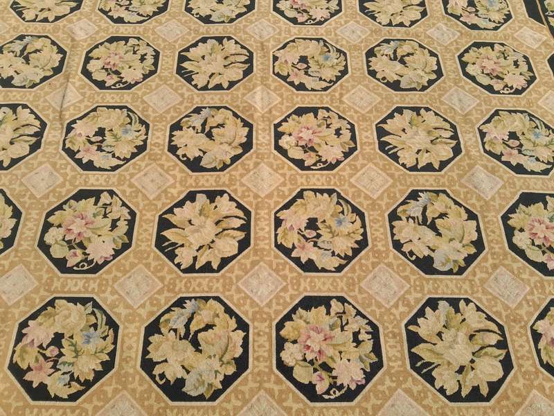 An Aubusson Carpet Hand Knotted
